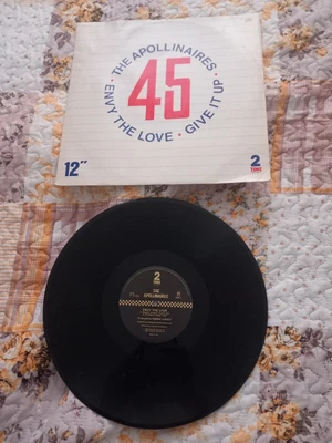 £16 • Buy The Apollinaires Envy The Love  Give It Up Paper Label 2 Two Tone Vinyl  12”1982