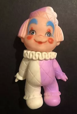 Very Cute Vintage Squishy Squeeze Clown Toy Made In Taiwan • $13.99