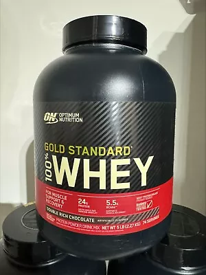 Optimum Nutrition Gold Standard 100% Whey Protein Powder 5lbs (68 Servings) • $70