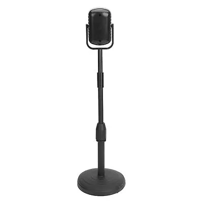 Retro Mic Prop Fake Vintage Old Style Model With Stand Antique Decor For Kit • $37.91