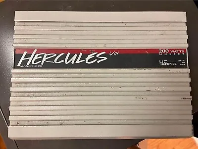 OLD SCHOOL Hifonics Hercules VIII  2-Channel MOSFET Amplifier Zed Audio • $250