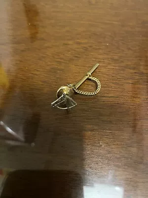 Vintage Mens Tie Tack Horse Head With Chain And Bar  • $1