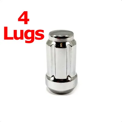 4x Excalibur 98-0397 Lug Nuts 12x1.50 6-Point Spline Chrome Closed HD EC • $8.36