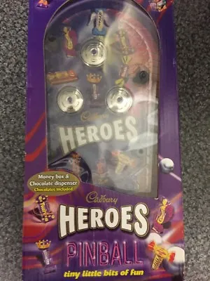 Rare Cadbury Miniature Heroes Pinball Retro Original Money Box Choc Dispenser • £40