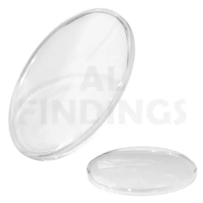 £1.99 • Buy 30.2mm - 32.4mm Round Low Domed Watch Crystal Repair Acrylic Plastic Glass Tool 