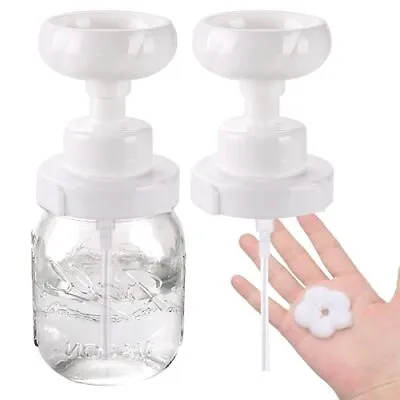 Mason Jar Foaming Soap Pump Dispenser Lids 2-Plastic Dispenser Lid • $14.25