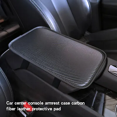$5.58 • Buy X1 Fit JEEP Carbon Fiber Car Center Console Armrest Cushion Mat Pad Cover New