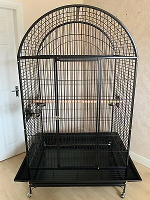 Miami Dome Top Giant Macaw Cockatoo Parrot Cage Brand New Boxed White RRP £899 • £499.99