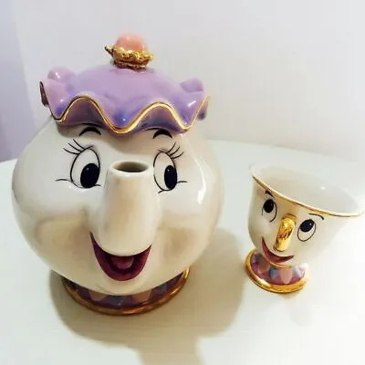 Mug Mrs Potts Chip Teapot Cartoon Beauty And The Beast Tea Pot Coffee Tea Cup • £11.98