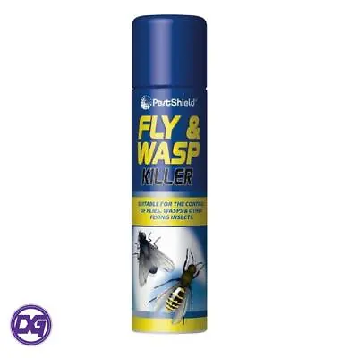 FLY AND WASP KILLER SPRAY Kills Flies Wasp Midges Mosquito Fast Acting 300ml • £4.99