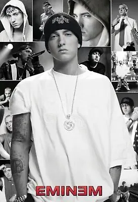 Eminem  Music- A4+posters/canvas Framed Print Top Quality Art Prints Made In Uk • £75