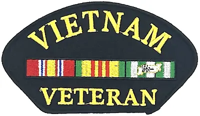 Vietnam Veteran Ribbons Military Applique Iron On Patch Ee-199 • $5.99