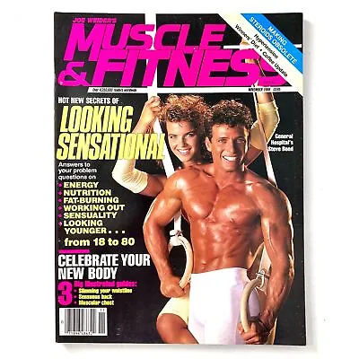 Joe Weider's Muscle & Fitness Magazine November 1988 Steve Bond And Yvette Nipar • $17.95