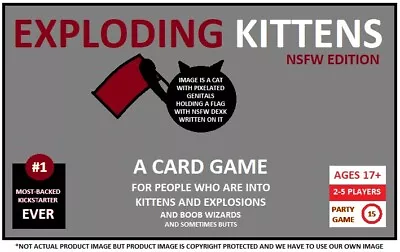 $44.70 • Buy Exploding Kittens: NSFW Edition | Officially Licensed New