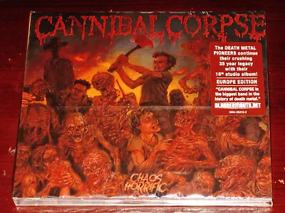 $21.95 • Buy Cannibal Corpse: Chaos Horrific - Europe Edition CD 2023 Metal Blade Digipak NEW
