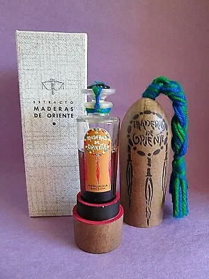 Maderas De Oriente Pure Perfume Vintage Myrurgia Wooden Box Sealed Bottle RARE • $399
