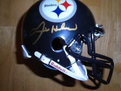 Steel Curtain Autographed Pittsburgh Steelers Mini Football Helmet    • $395