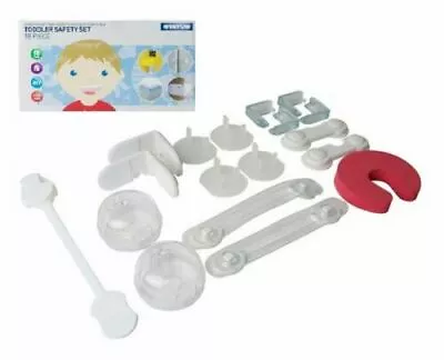 18 Pcs Baby Kids Child Toddler Home Safety Kit Set Plug Socket Cover Door Guard • £4.99