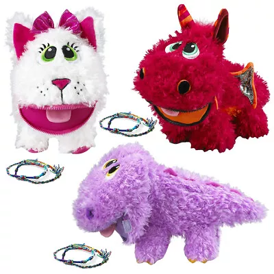3pk Baby Stuffies Squishy Toys Plush Stuffed Animals & Friendship Bracelets Kids • $17.99