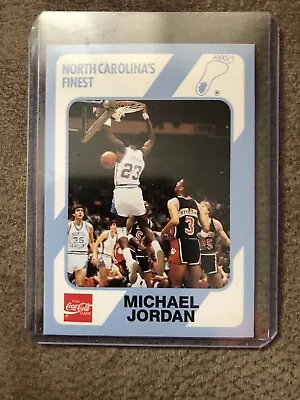 1989 North Carolina’s Finest 15 Michael Jordan COLLEGE Rookie COKE LOGO • $8