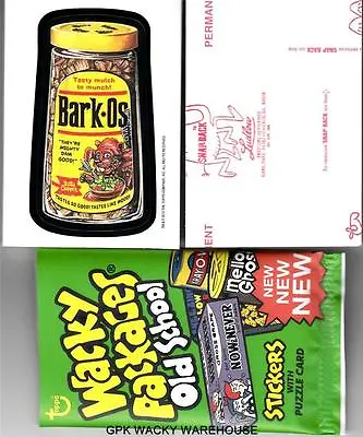 Topps Wacky Packages Old School 4 Complete Red Ludlow Back Set 33 Sticker Cards • $49.97