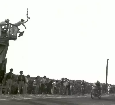 Real Photo Motorcycle Racing Daytona 200 1950s #97 A1A Beachside VTG Kodak 5x8 • $6.98