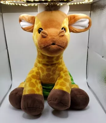 Melissa & Doug Plush Baby Giraffe Stuffed Animal Green Diaper Lovey Toy 13” • $5.50