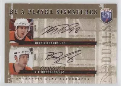 2006-07 Upper Deck Be A Player Signatures Duals Mike Richards RJ Umberger Auto • $7.71