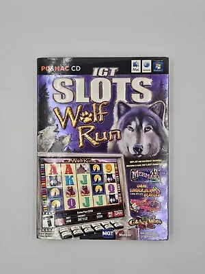 IGT Slots: Wolf Run (Windows/Mac 2010) PC Slot Game • $4.65