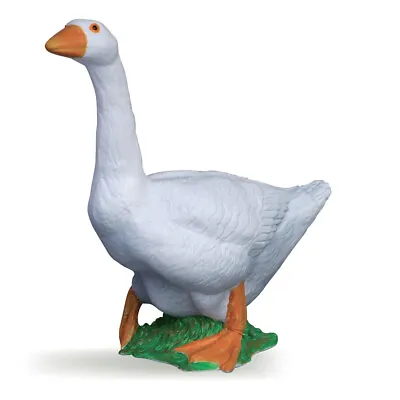 PAPO Farmyard Friends White Goose Toy Figure - New • £11.99