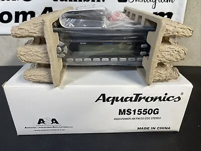 NEW! AquaTronics MS1550 Radio CD Player Marine Boat Receiver Stereo FM AM • $109.99