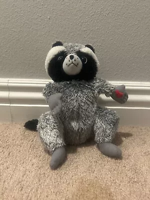 The Kissing Hand Raccoon Plush 7 Inch 2007 Merrymakers Stuffed Animal Toy Heart • $3