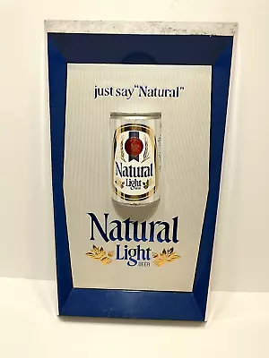 Vintage 1960's Natural Light Beer Can Bar Sign 17  • $29.99