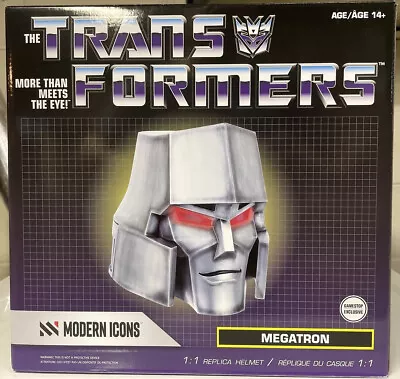 New GameStop Exclusive Modern Icons Transformers G1 Megatron 1:1 Replica Helmet • $99.99