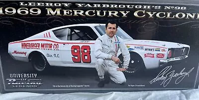 Univeristy Of Racing Legends Leeroy Yarbrough #98 69 Cyclone Signed Jr. Johnson • $126.99