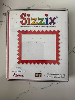 Sizzix Original DieCutter Large Provo Craft Ellison Frame ZigZag Scrapbooking • $10.25