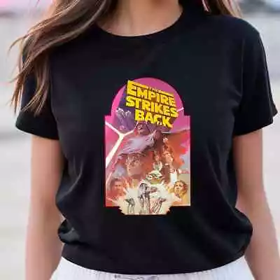 The Empire Strikes Back T-Shirt S-5XL Star Wars Vintage Poster T-Shirt S-5XL • $6.99