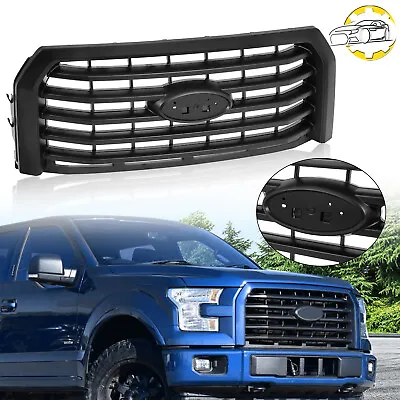 For Ford F150 2015 2016 2017 Painted Front Bumper Grille ABS Horizontal Style • $84