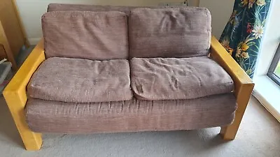 £100 • Buy Futon Company Double Oak Sofa Bed 