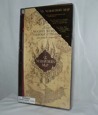 Marauder's Map Hogwarts W/ Appearing Footprints Sound Effects 16x9  • $27.68