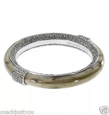 Michael Kors Retail Exclusive Pave Glam Horn Bangle Bracelet MKJ1794040 $195.00 • $97.50