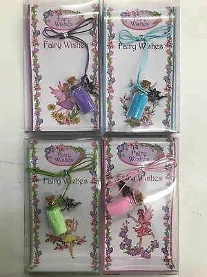 Fairy Dust Bottle With Fairy Charm Fairy Wishes/Favour/Luck Pack Of 4 *S • £6.99