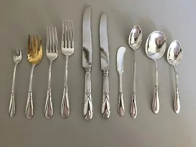 $4999.99 • Buy Vtg Gorham Rose Marie Sterling Silver Flatware 12 Place Settings 143 Pieces Deco