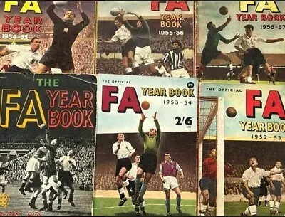 FA YEARBOOKS - 1948/49 To 1956/57 - YOU CHOOSE • £4.95