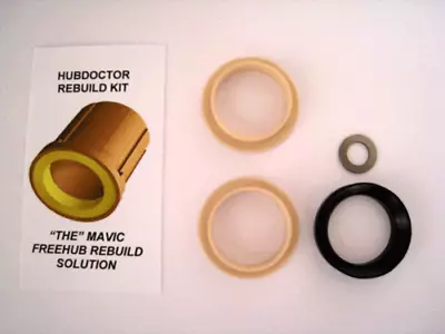 (2) Qty. HUBDOCTOR MAVIC CROSSMAX FREEHUB BUSHING .000 STANDARD SIZE REBUILD KIT • $20.75