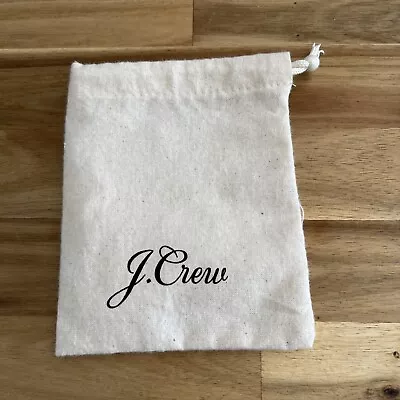 J CREW 4 X4.5   Small Accessories Dust Bag Travel Drawstring Pouch For Jewelry • $6.99