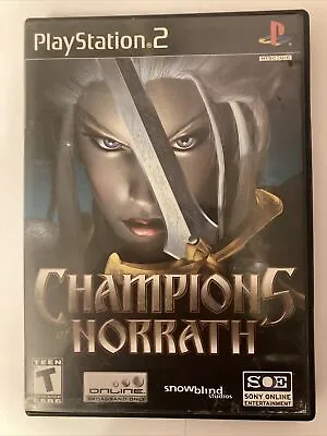 Champions Of Norrath (PlayStation 2 2006 PS2) COMPLETE - BLACK LABEL • £27.96