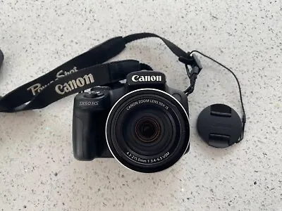 Canon PowerShot SX50 HS 12.1MP Digital Camera - Black • £200