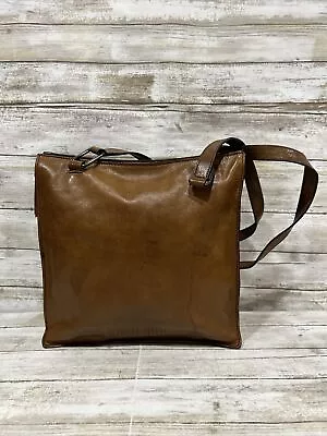 Miu Miu Vintage Women Brown Leather Tote Bag Shoulder Purse Made In Italy • $199.77