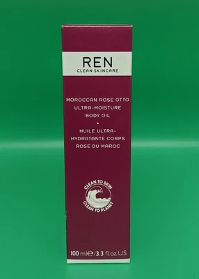 £23.49 • Buy REN - Moroccan Rose Otto Ultra Moisture Body Oil - 100ml ⭐️⭐️⭐️⭐️⭐️ ✅️